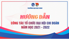 Ban Thường vụ Đoàn Trường Đại học Vinh ban hành bộ infographic hướng dẫn đại hội chi đoàn nhiệm kỳ 2021 - 2022  ​